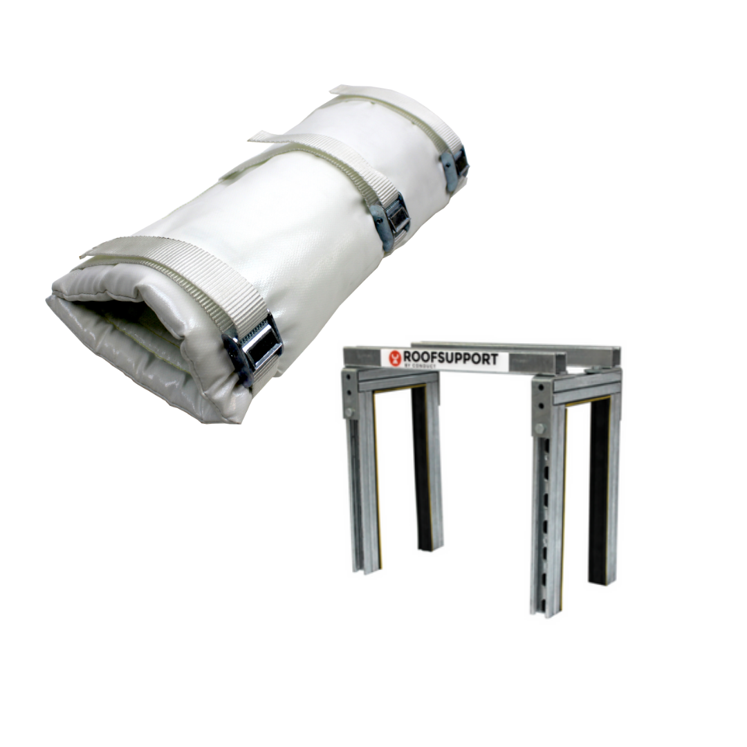 RoofSupport Firewall bracket with FireWrap - Conduct