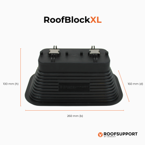 RoofBlockXL Gitterrinne Draadgoot RoofBlockXL 
