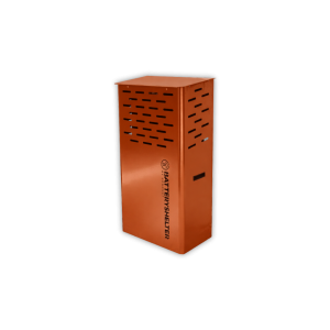 BS051125-2-8004 Batteryshelter type 55110 RAL8004 Koperbruin